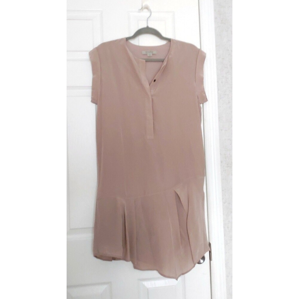 AllSaints Women's Silk  dress Size 2 Dusty Pink Knee Length